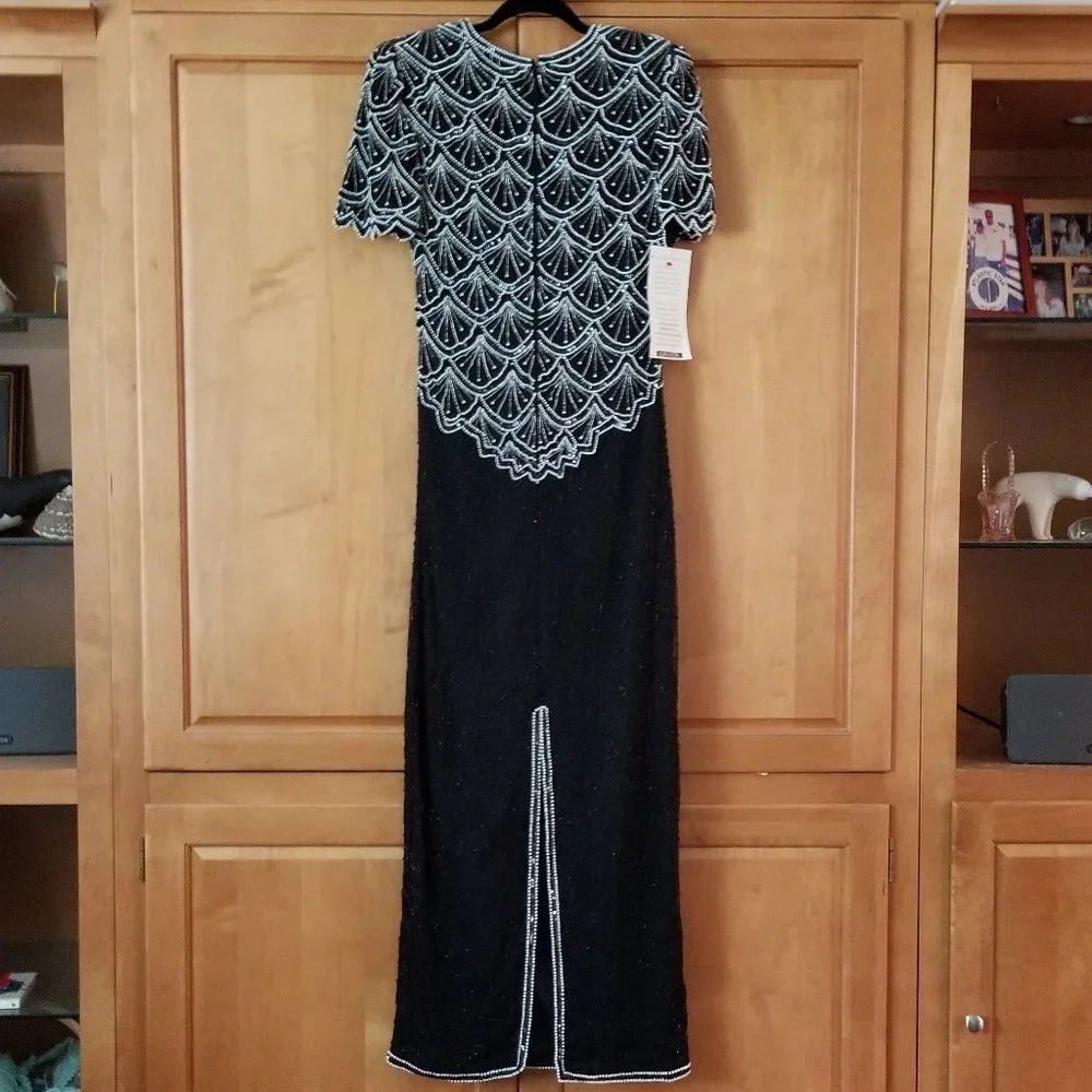 NWT Vintage Silk Beaded Gown - Small - Picture 2 of 8